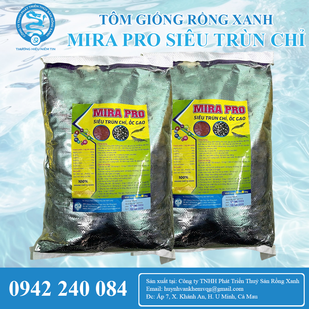 MIRA PRO siêu trùn chỉ ốc gạo
